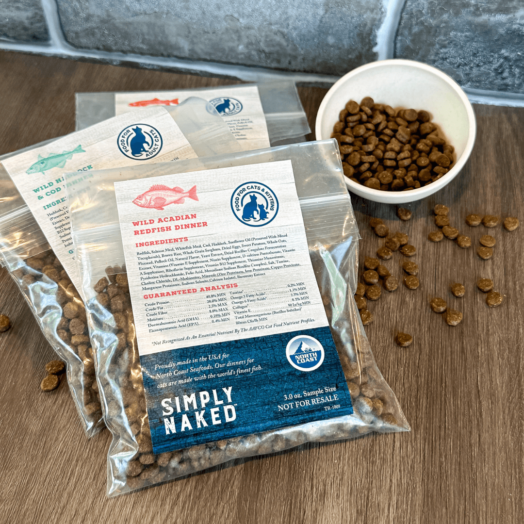 cat food sample bags