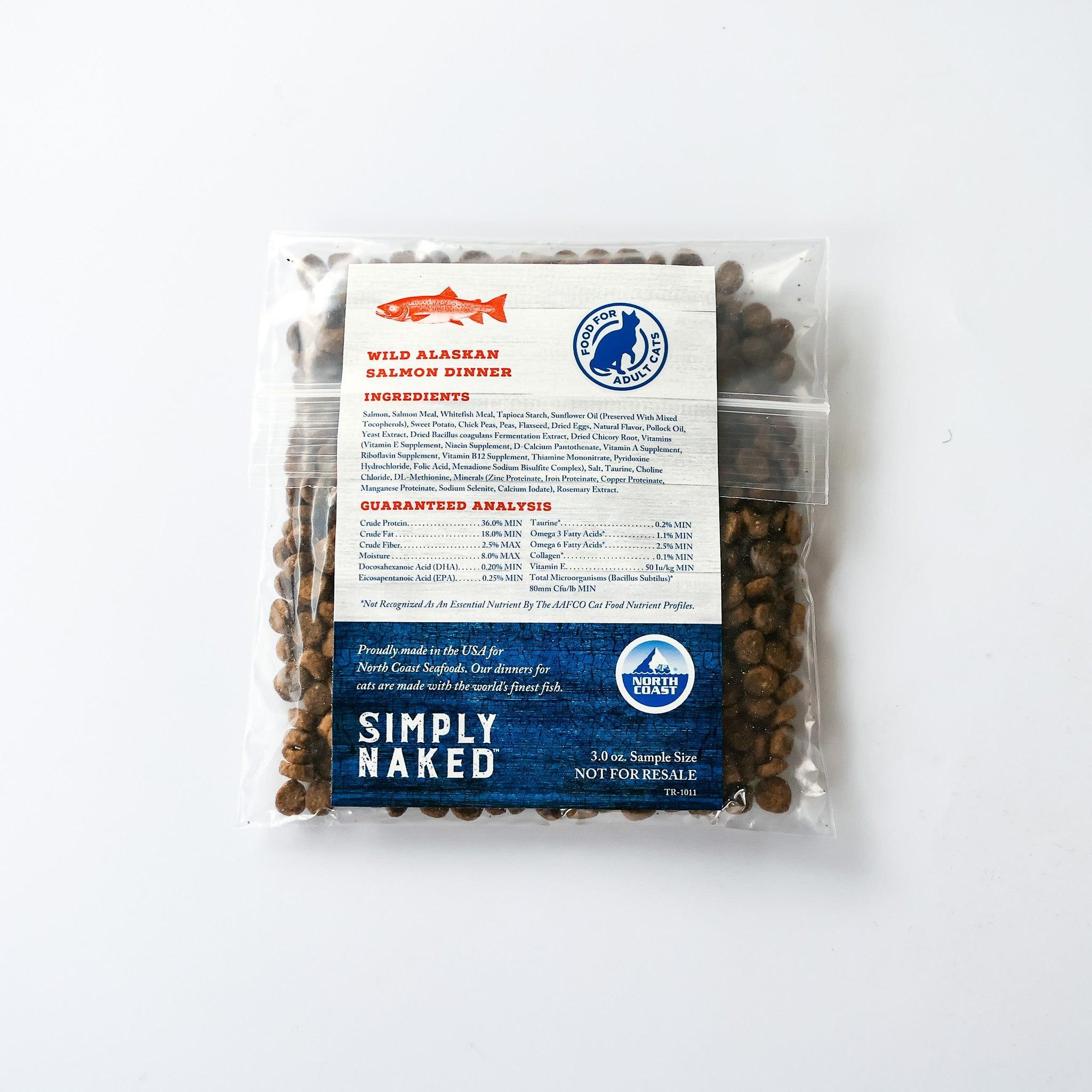 Trial Pack Sampler for Cats with FREE SHIPPING - Simply Naked Fish Based Dog Food & Cat Food