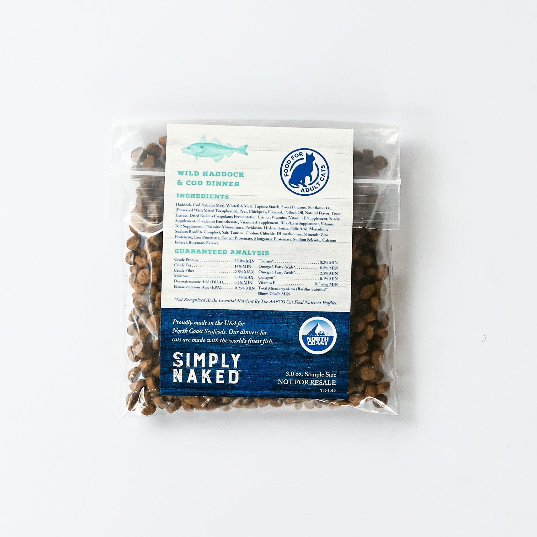 Trial Pack Sampler for Cats with FREE SHIPPING - Simply Naked Fish Based Dog Food & Cat Food