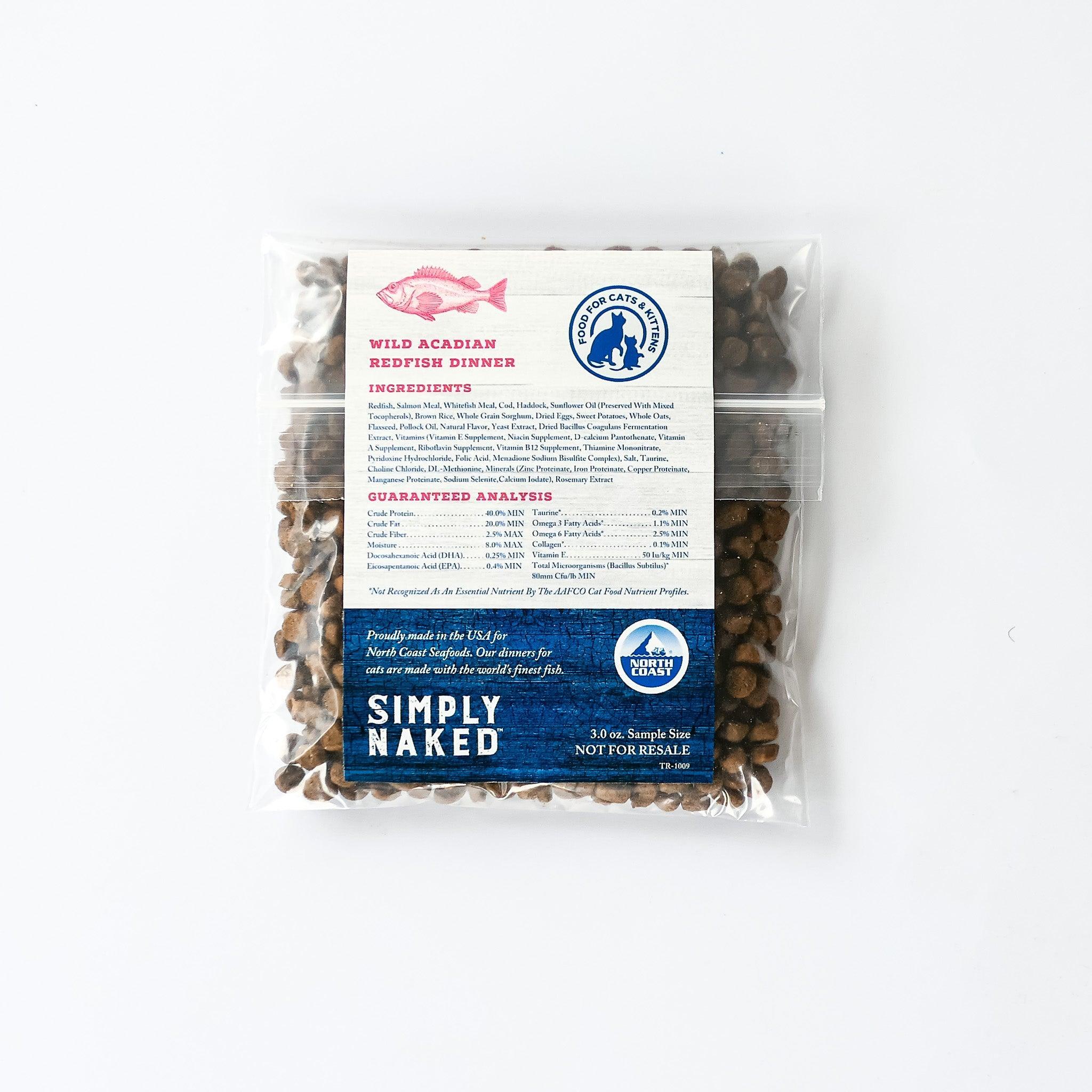 Trial Pack Sampler for Cats with FREE SHIPPING - Simply Naked Fish Based Dog Food & Cat Food