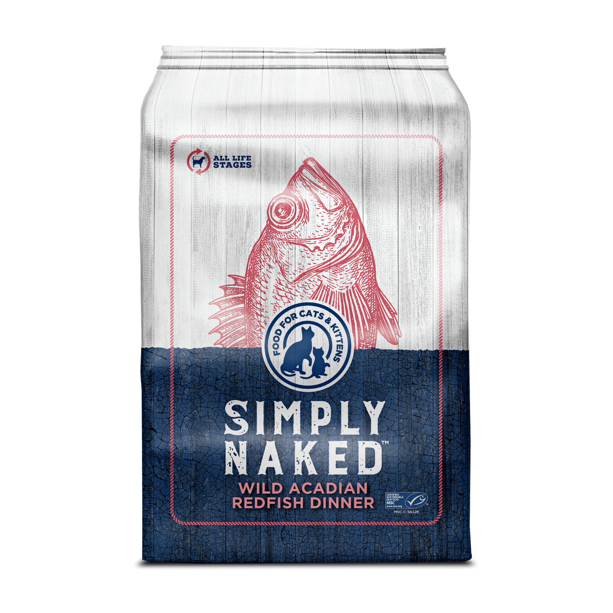 Wild Acadian Redfish Dinner for Cats - Simply Naked Fish Based Dog Food & Cat Food