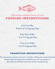 Wild Acadian Redfish Dinner for Cats Feeding Instructions