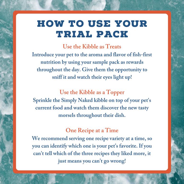 Cat Food Trial Pack Sampler with FREE SHIPPING Simply Naked Dry Cat Food Simply Naked Pet Food