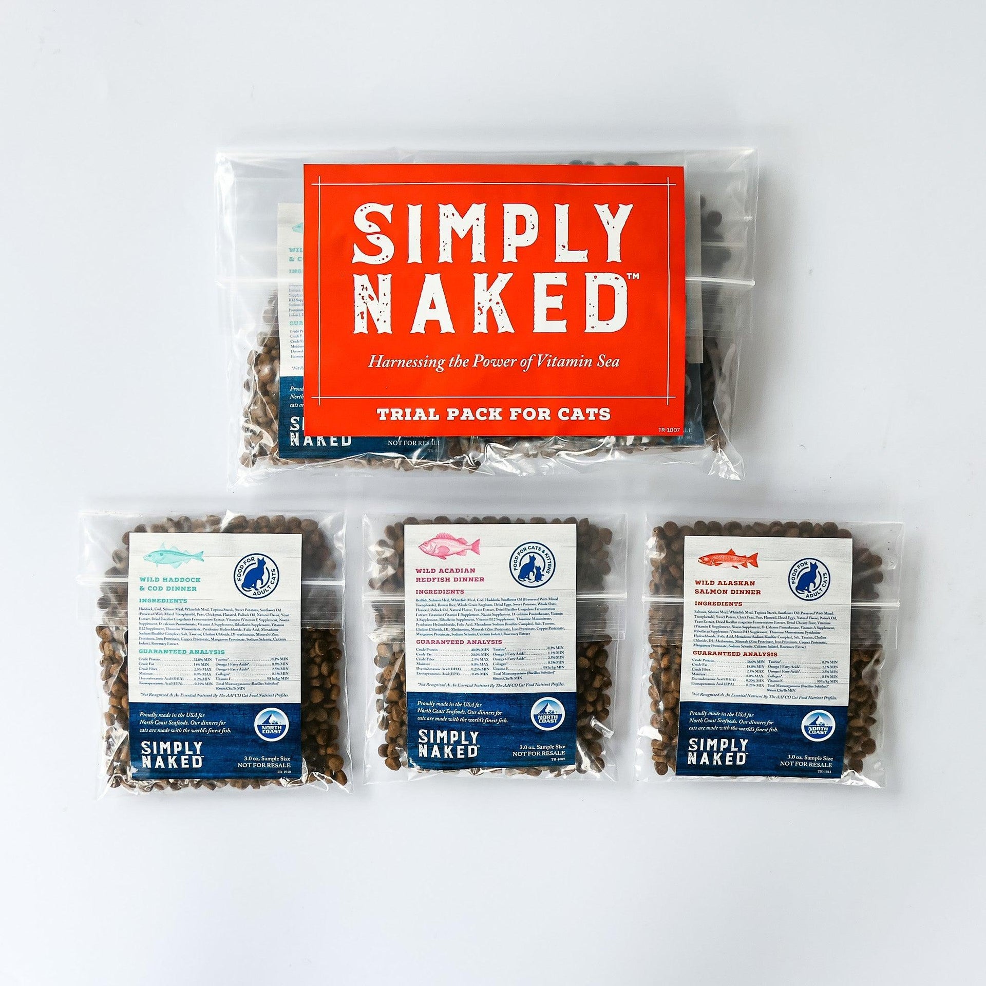 Cat Food Trial Pack Sampler with FREE SHIPPING Simply Naked Dry Cat Food Simply Naked Pet Food
